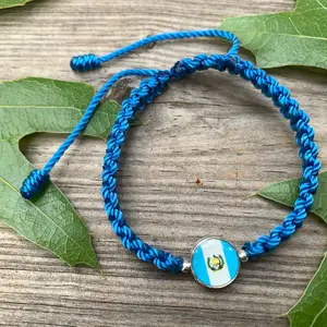 Unisex Guatemala Flag Bracelet