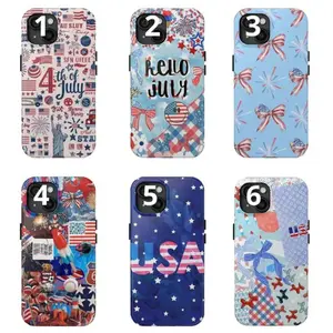 th Of July Phone Case for iPhone Stylish TPU Case with Comfortable Grip and Button Protection, Case Cover For iPhone 17 16 15 14 13 12 11 Pro Max