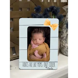 Aunt Gift Personalized Aunt Picture Frame Custom Gift For Aunt Birthday Gift For Sister New Aunt From Niece and Nephew 4x6 Photo Custom