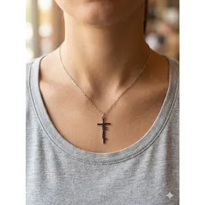 Blessed Christian Cross Necklace — Faith Jewelry Gift