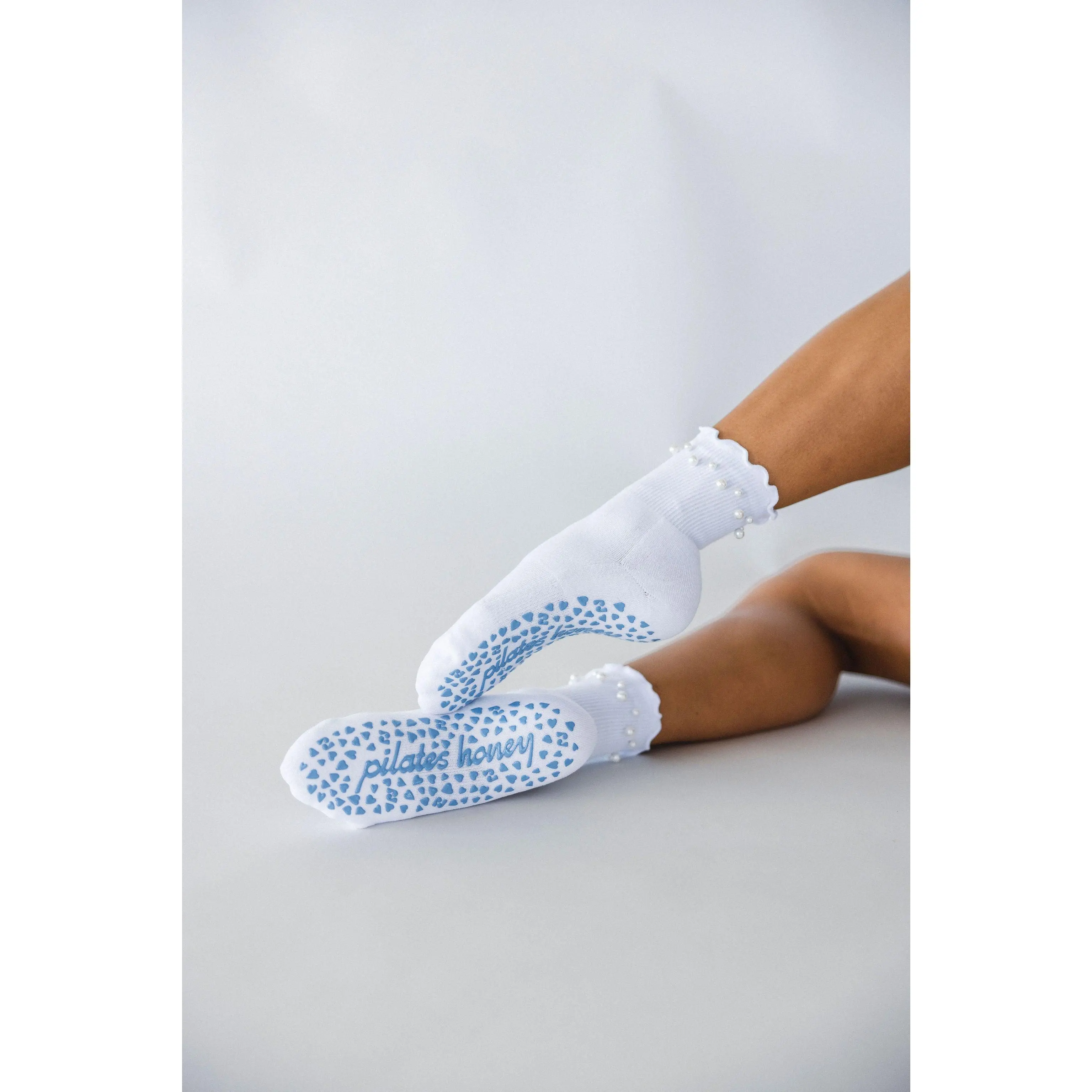 Tidepool Pearl Shorty Crew Grip Sock *Luxe Collection*