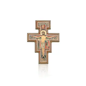 St. Damian Cross wood 10x7.4 inch