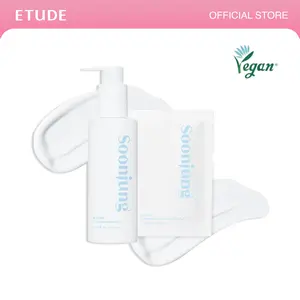 [ETUDE Official] Soonjung Cleansing Milk 6.8 fl oz (200ml) + 3.4 fl oz (100ml) Set | Gentle Hydration-Retaining Cleanse | Soothes Sensitive Skin | pH-Balanced Comfort