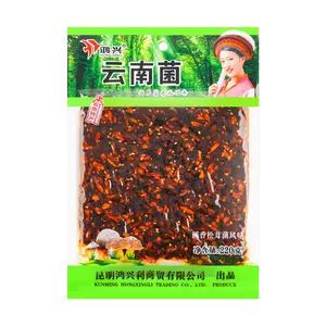 HONGXING Instant Mushroom Side Dish - Porcini Flavor, Ready-to-Eat, 220g, Yunnan Specialty