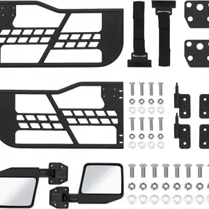 Off-Road Tubular Half Doors For TJ (1997–2006) – Set Of 2 Steel Tube Trail Doors For Enhanced Offroad Experience (Side Mirrors Not Included)
