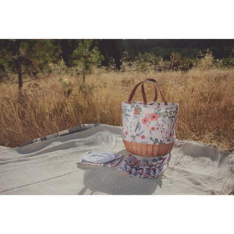 Picnic Time Promenade Basket - Floral Pattern