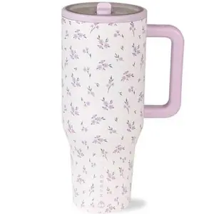 HydroJug 32oz / 40oz Hot Trend Water Tumbler with Handle & Straw | Everyday Reusable Hydration Cup