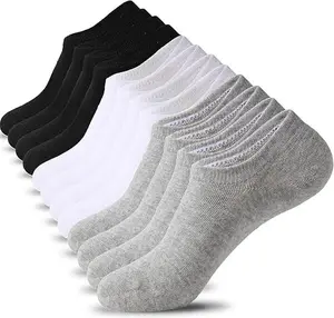 6/10 Pairs Non Slip No Show Socks Womens and Mens Low Cut Invisible Liner Ankle Socks