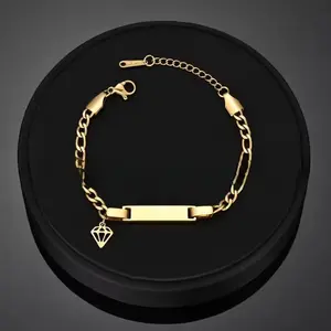 FF0046 New Store Opening|   Free Shipping|Custom Engraved Bar Bracelet| 20+ Charm Options Personalized Jewelry|Perfect for birthdays, Mother’s Day, baby showers, or holidays-pair a name engraving with a charm that matches the occasion