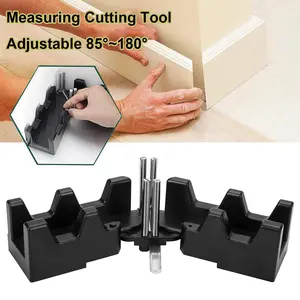 2-in-1 Mitre Measuring Cutting Tool, Miter Saw Protractor Tool, Precise Mitre Angles Cutting Tool, Measuring Template Instrument Home Supplies, Measuring Tools