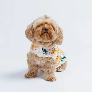Bubblegum Crochet Shirt Top by Both Tails, Made with 100% Cotton for Your Dogs Comfort