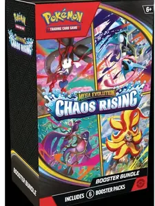 TCG Mega Evolution-Chaos Rising Booster Bundle, Non-Sports Trading Card Collectible Packs & Boxes Accessory
