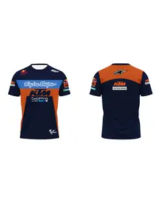 Red Bull KTM Factory Racing 3D printed short sleeved T-shirt for men and women, fashionable cycling off-road top