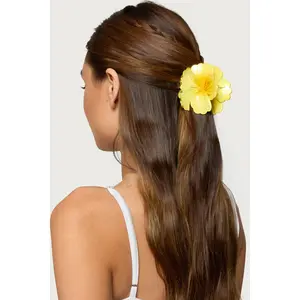 Hibiscus Flower Claw Clip