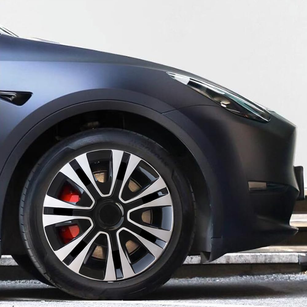 15 inch Hubcaps 4 Pack Wheel Cover Replacement Kit for Iron Rim Wheel Cover Car Hub Caps Wheel Rim Cover ABS Plastic Replacement Hubcap