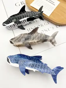 Cute Shark Design Hair Claws Set, Fashionable Hair Accessories for Women & Girls, Casual Versatile Hair Accessories for Daily Wear, Hair Clip Set
