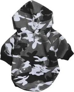 GINBL Pet Camouflage Small Dog Hoodie for Cute Dogs Sweatshirt Comfort Puppy Winter Costume Hoodies GINBL