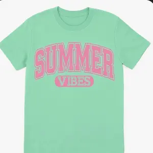 Tiktok Trendy Summer Vibes Soft Mint Green Tee - Womenswear Top