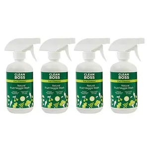 Joy Mangano JOY Eat Cleaner 4-pack Fruit & Veggie Natural Wash & Life Extender