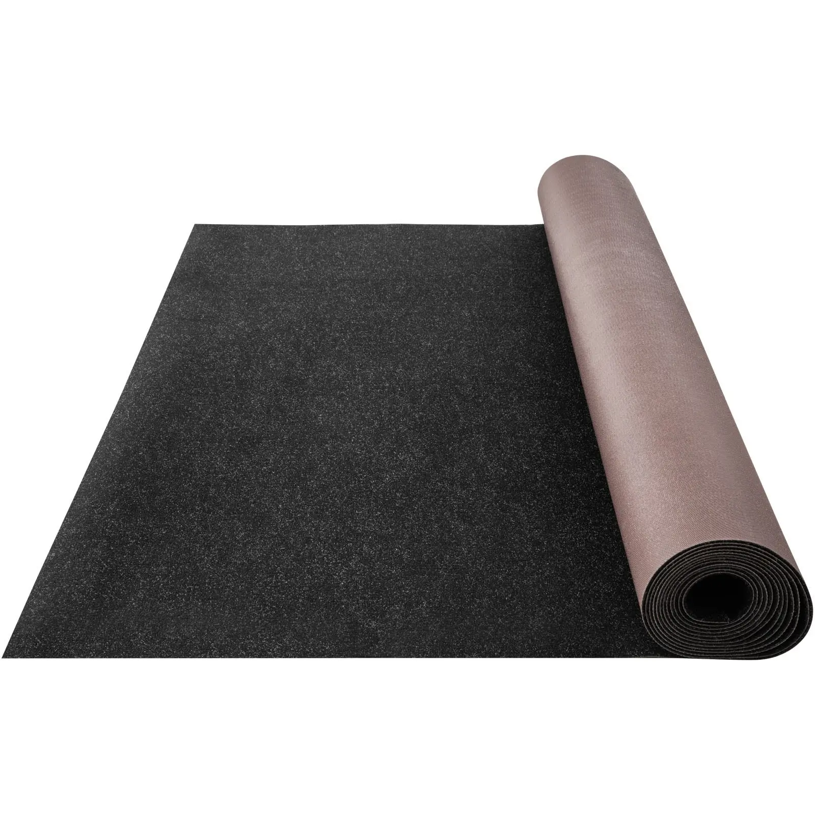 Marine Boat Carpet, 6 x 13 ft Indoor Outdoor Marine Carpeting, Charcoal Black Marine Grade Carpet with Water-Proof TPR Backing, Durable Waterproof Roll for Home Patio Porch Deck, Non-Slip Surface for Boats