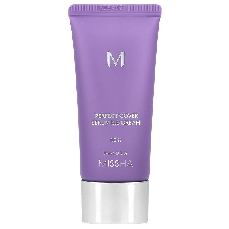 Missha Perfect Cover Serum B.B Cream, No. 27 Honey Beige, 1.18 fl oz (35 ml)