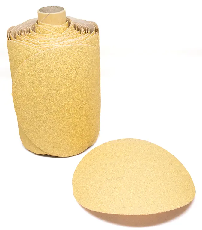 5" Discs on a Roll - PSA Gold DA Sanding Paper