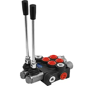 fathersdaygift  VEVOR Hydraulic Valve 2 Spool Hydraulic Directional Control Valve 11gpm Hydraulic Control Valve Double Acting for Tractors Loaders Tanks