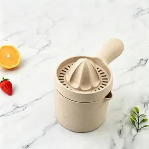 Portable Manual Juicer Cup, Multifunctional Citrus Lemon Squeezer, Handheld Fruit Press Juicer for Kitchen, Easy to Use and Clean