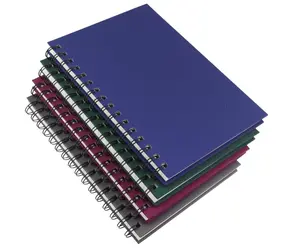 Spiral Notebook Journal,4 Pack A5 Hardcover Spiral Notebooks,160 Pages,100gsm Paper,College Ruled Journals for Study and Notes