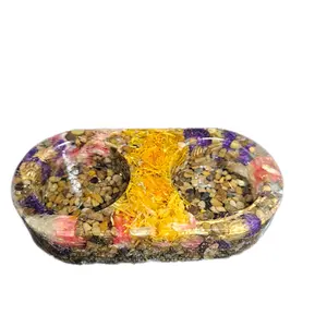 Dried Flower Tealight Candle Holder