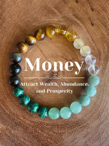 Unisex Elegant Colorblock Beaded Bracelet, Fashionable Artificial Crystal Beaded Bracelet for Women & Men, Trendy All-match & Exquisite Jewelry for Birthday Gift