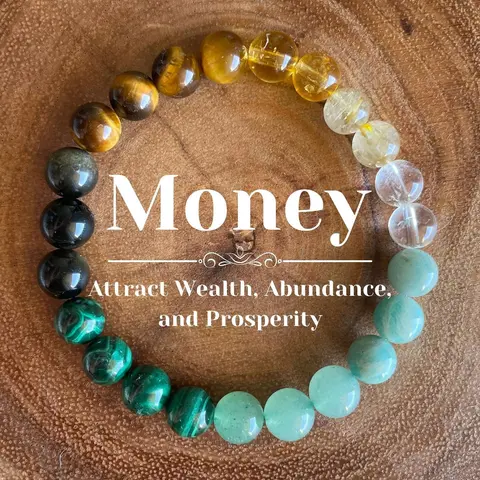 Unisex Elegant Colorblock Beaded Bracelet, Fashionable Artificial Crystal Beaded Bracelet for Women & Men, Trendy All-match & Exquisite Jewelry for Birthday Gift