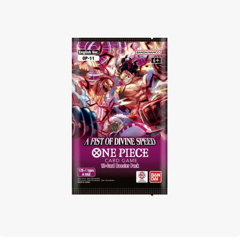 A Fist of Divine Speed Booster Pack - A Fist of Divine Speed (OP11) Collectible Card