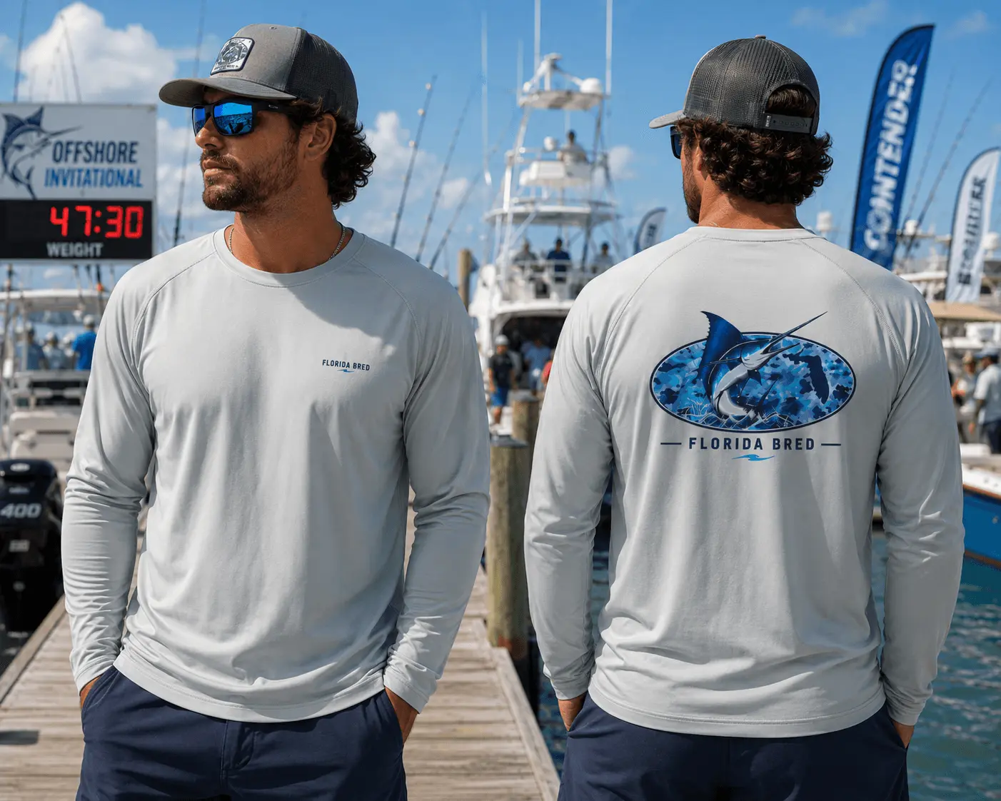 Florida Performance Fishing Shirt | Bluewater Strike | Florida BRED