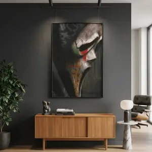 Halloween Ghost Mask Poster – Graffiti Art Horror Print – Scream Inspired Unframed Print – Hypebeast Halloween Wall Decor Glossy Matte Modern Artwork Decoration Artistic, Wall Art, Spooky Aesthetic Poster, Horror Style Home Decor, Creepy Room Decoration