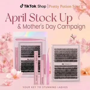 30D/40D 2 Styles Lash Clusters Kit,3 Set Mixed Length Individval Eyelash Extensions Kit,Self Grafting False Eyelashes with Tweezers&Glue&Remover,Prefessional Eye Makeup Accessories for Women, April Stock Up & Mother's Day Campaign