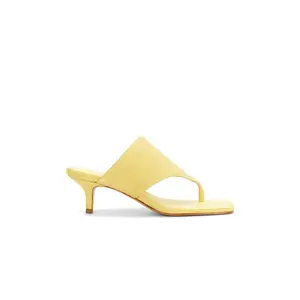 Schutz Sage Mid Stiletto Sandal in New Yellow