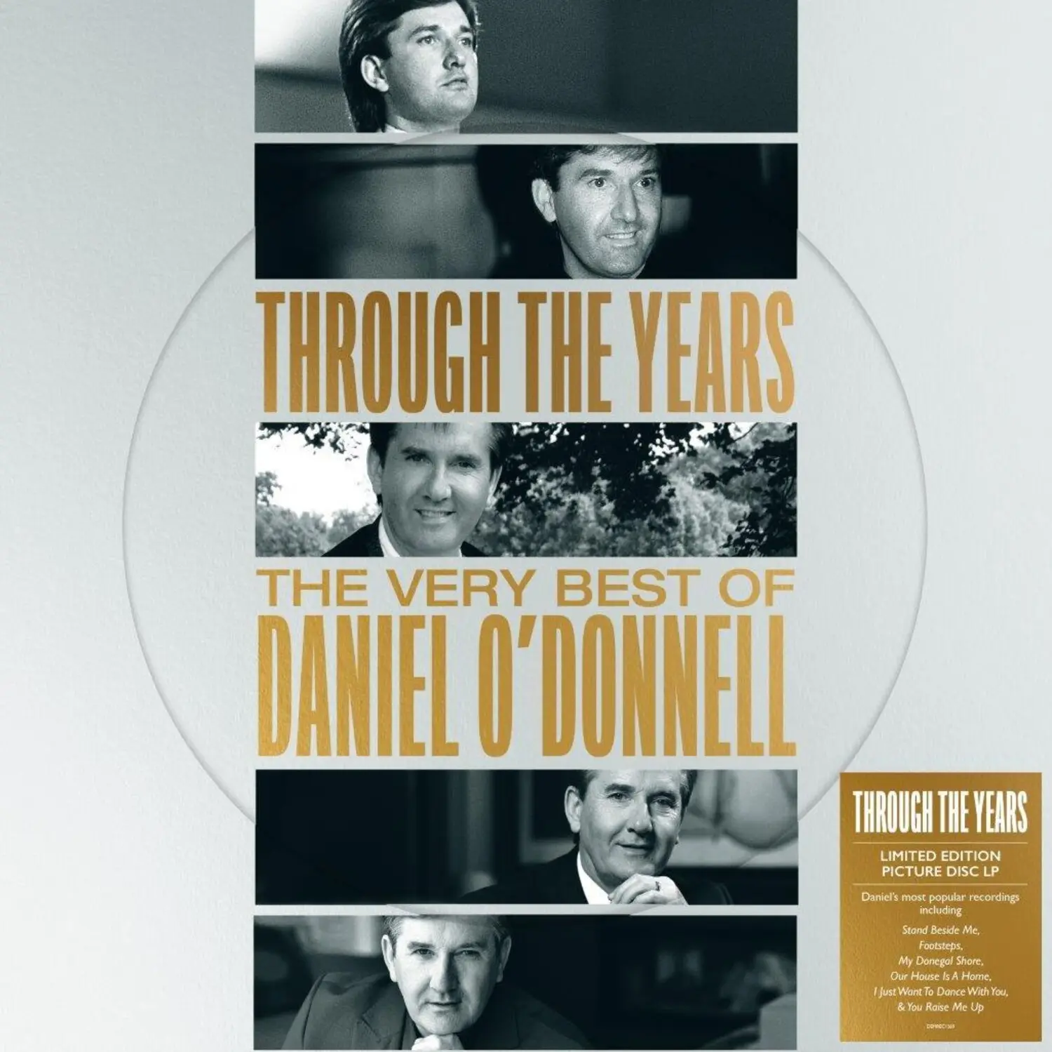 Daniel O'Donnell - Through The Years 2024 Release UK-Import Picture Disc Music Vinyl LP, English Lyrics, Full Album Tracks, Vinyl Records