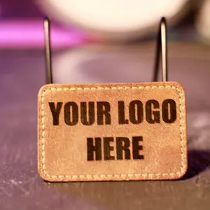 Laser Engraved Leather Patches (with iron on adhesive)