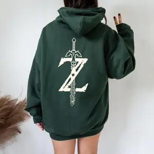 Tears Of The Kingdom Hoodie Zelda Shirt Korok Zelda Gift Various Colors Hylian Hoodie Lineart Korok Shirt Game Shirt Shirt Cotton Womenswear