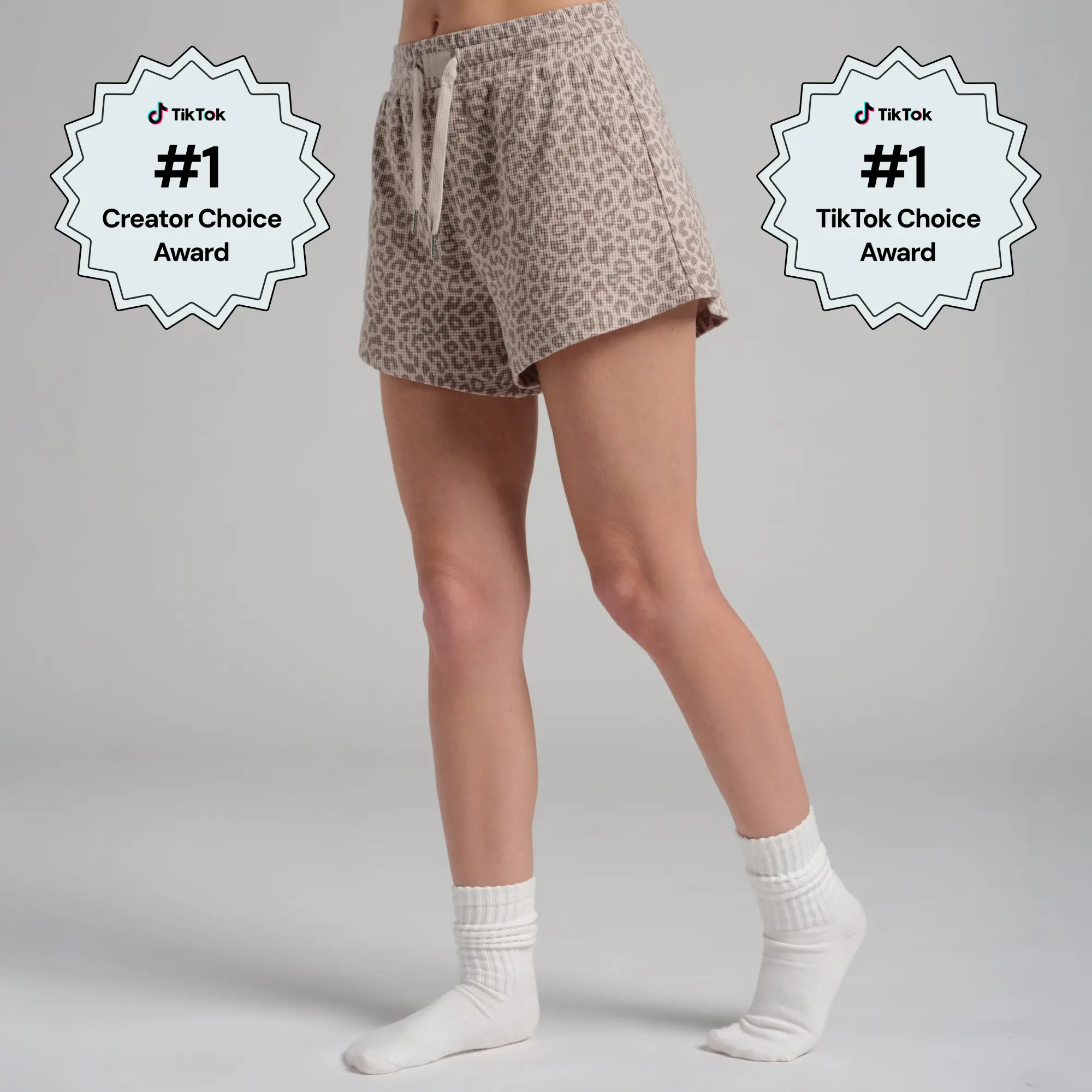 Comfrt | Waffle Lounge Short | Textured Waffle Knit Lounge Shorts
