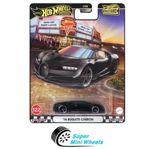 Hot Wheels ‘16 Bugatti Chiron Black - Boulevard #122