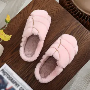 Toe Soft Sole House Shoe Concha Slippers with Memory Foam and Plush LiningSlip-on House Slippers for Indoor & Outdoor Use-Pink Footwear Girl Christmas Classic