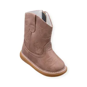 Western Beige Toddler Squeaky Boot