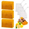 AGICEA 3pcs Lavender Turmeric Kojic Acid Soap - Gentle Dark Spot Remover, Anti-Acne Cleanser, Skin Brightening Body Care Product for Radiant Skincare Comfort (Facial & Body Wash)
