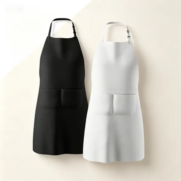 Personalized Couple Aprons Set - Machine Washable, Stain-Free Pocket Aprons with Adjustable Neck, Shoulder Straps - Unisex Reusable Home Supplies Gift for Wedding, Anniversary, Machine Washable Aprons