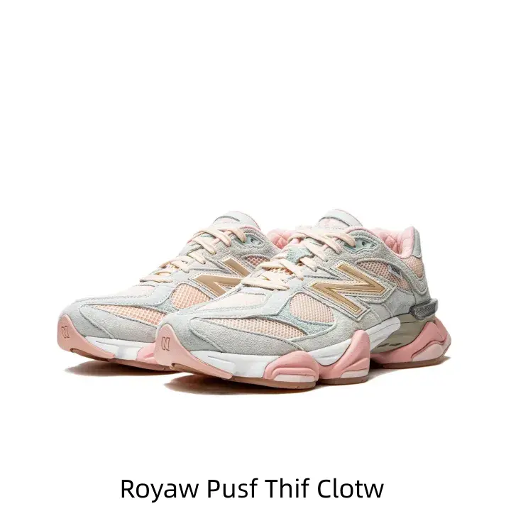 Pastel Pink Mint Grey Suede Mesh Chunky Dad Collectible Sneakers Cream Beige Contrast Side Logo Sculpted Multi-tone Pink White Midsole Soft Pastel Feminine Retro Street Hobby Display Lifestyle Footwear