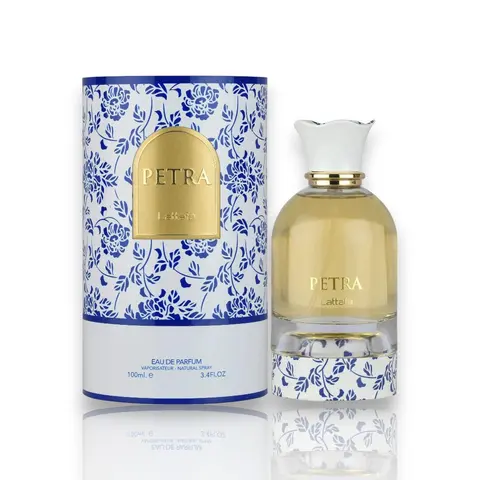 Lattafa | Petra | Women's Fragrance | 100 ML - 3.4 OZ | Eau De Parfum | Rum - Plum & Tuberose