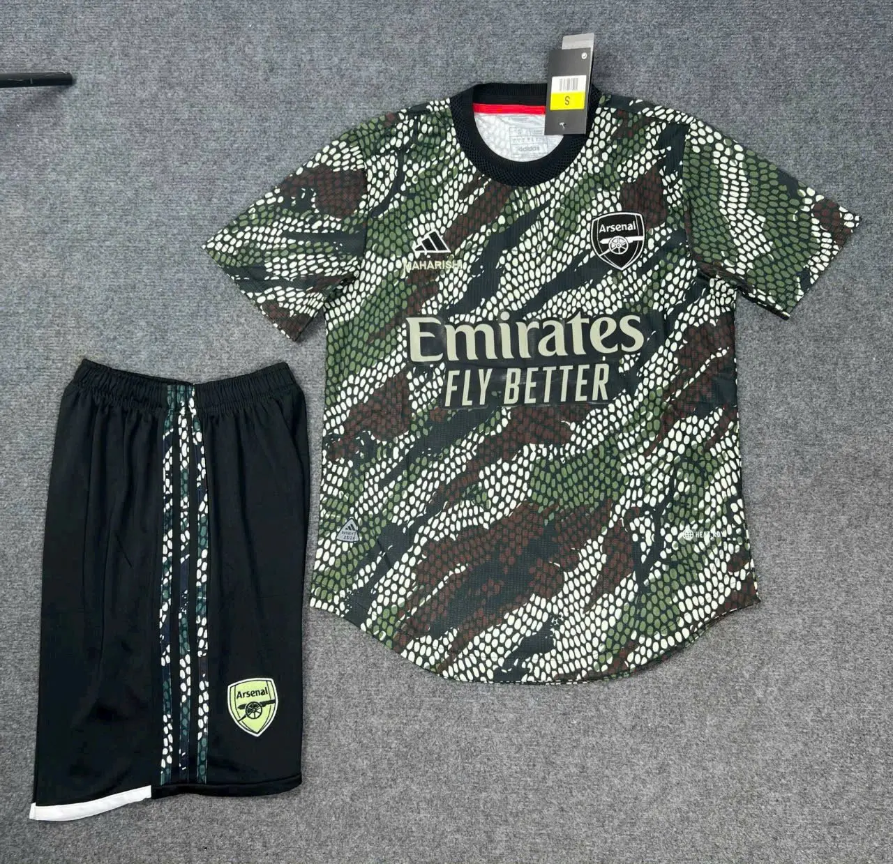 BUY 1 GET 1 FREE SHORTS - Camo Pattern Athletic Soccer Jersey Shorts Set Breathable Sports Football Kit Uniform Unisex