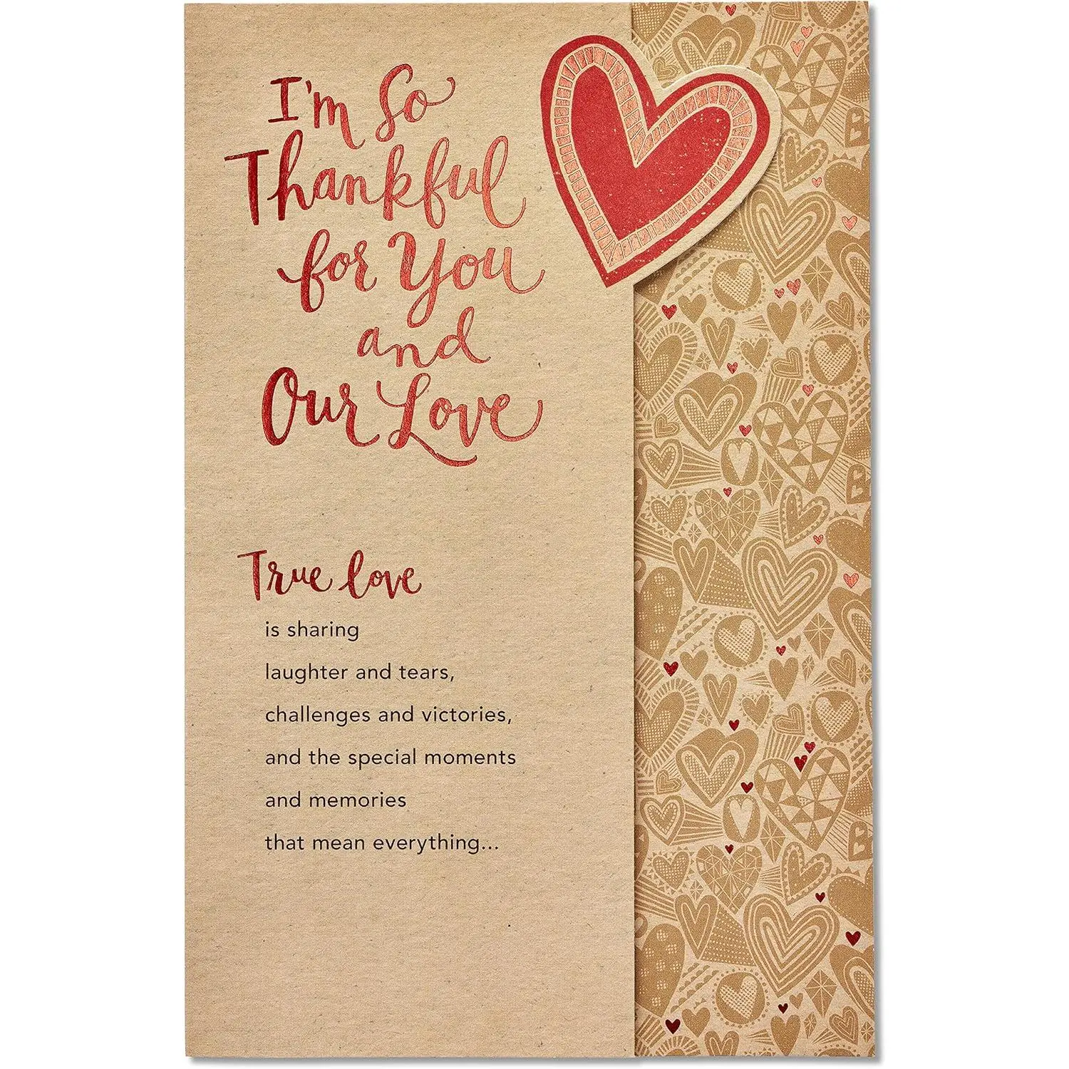 Romantic Card (True Love) Valentines Day Gift
